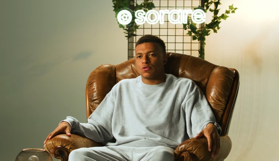 Kylian Mbappé speaking in Sorare pre-World Cup interview
